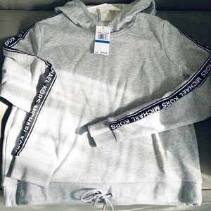 Micheal Kors crop hoodie